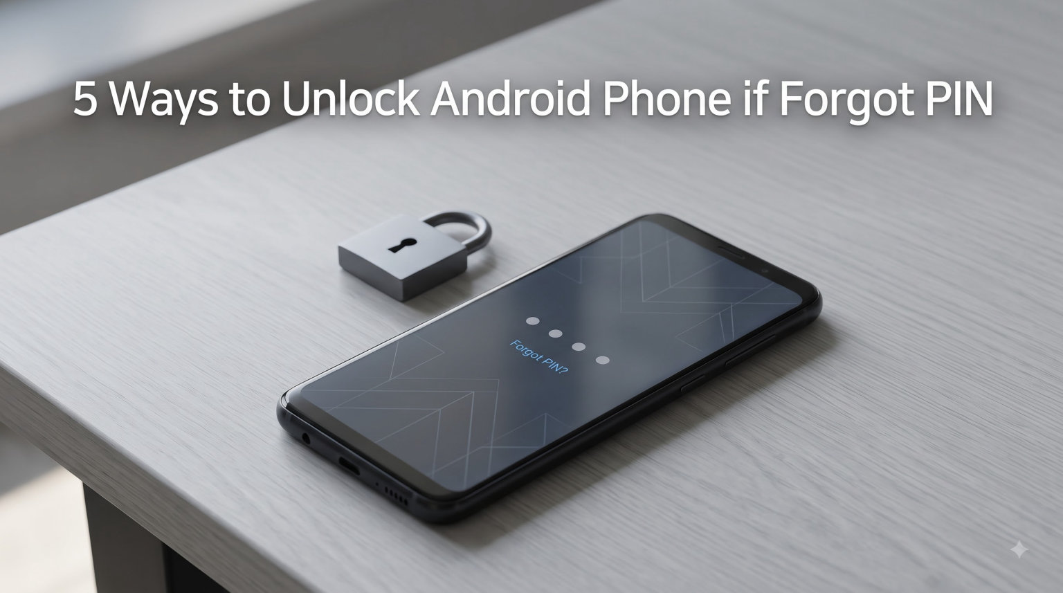 5 Ways to Unlock Android Phone if Forgot PIN (August 2026)