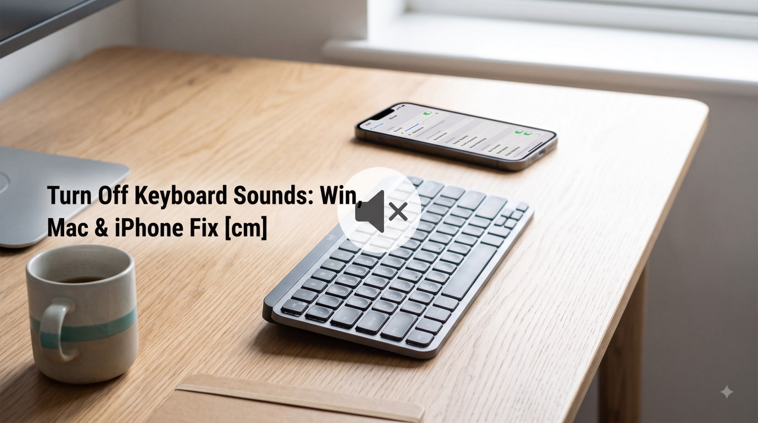 Turn Off Keyboard Sounds (August 2026): All Devices Guide