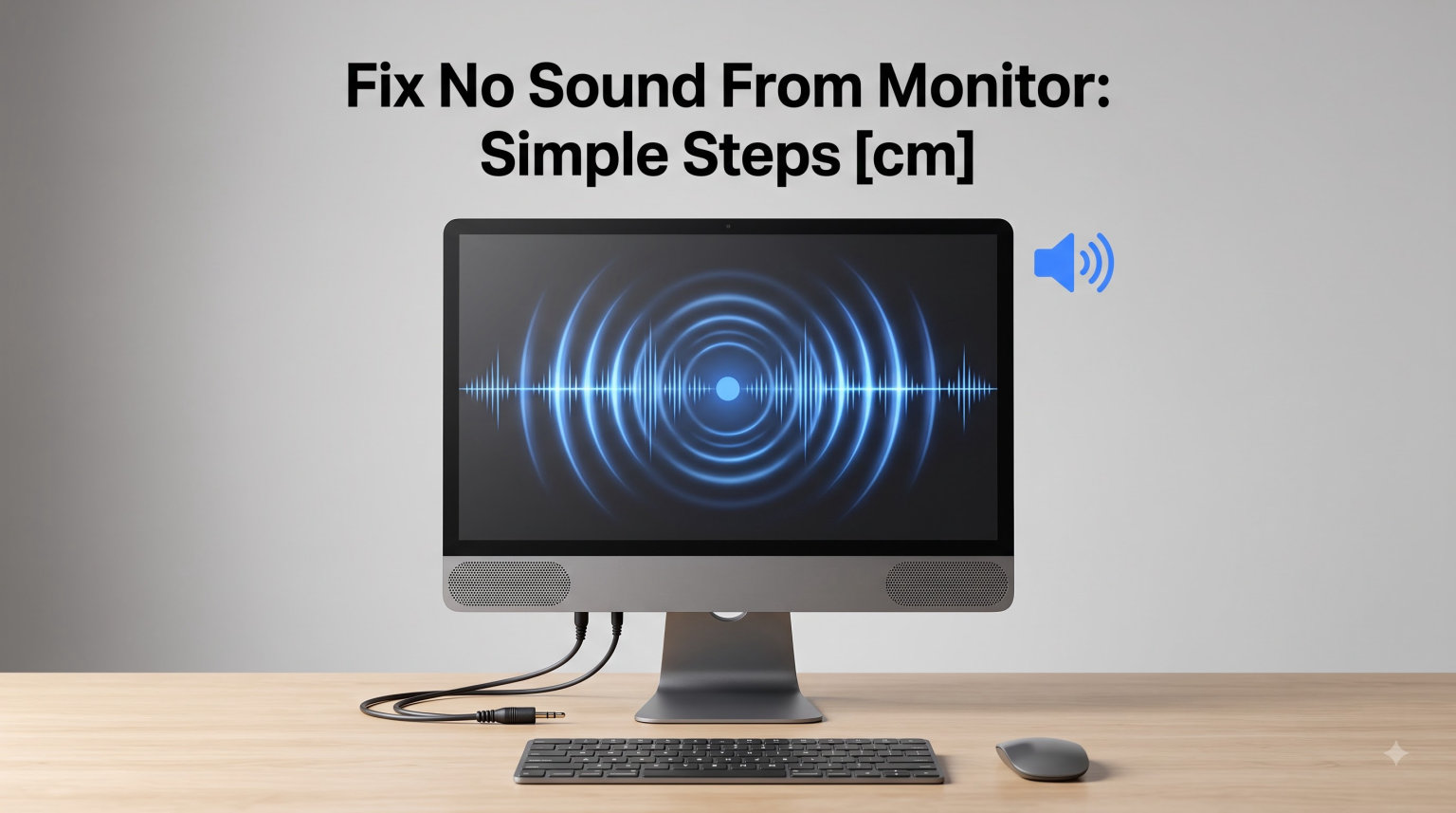 Fix No Sound From Monitor (August 2026)