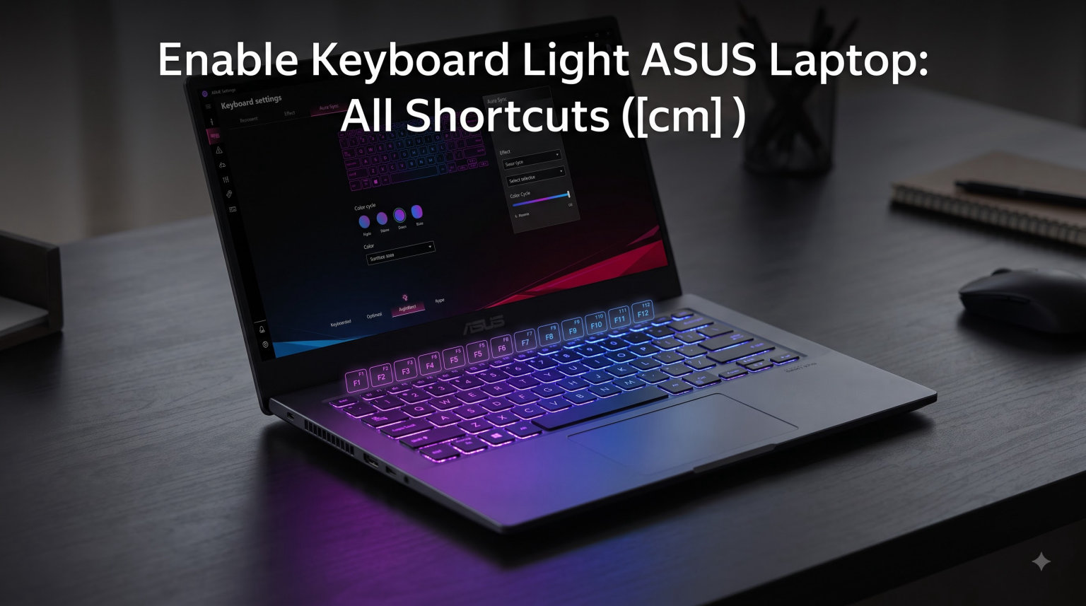 Enable Keyboard Light ASUS Laptop: All Shortcuts (August 2026)