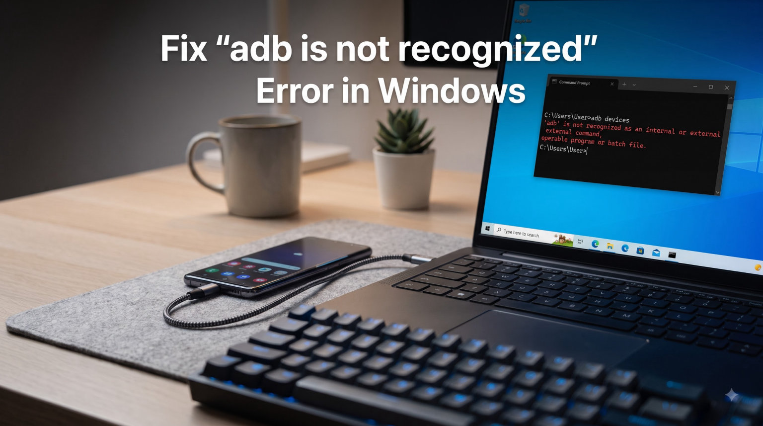 Fix ‘adb is not recognized’ Error in Windows 2026