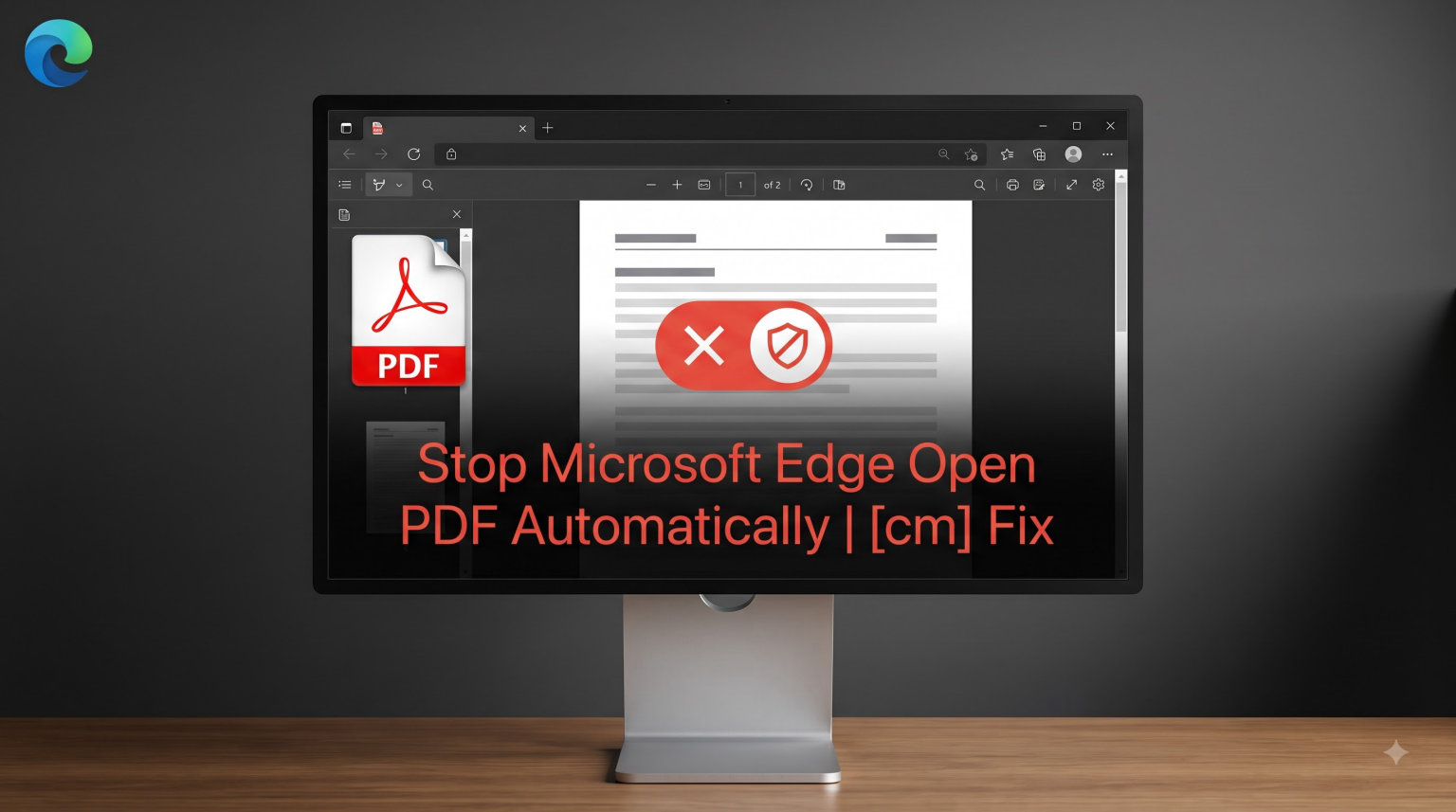 Stop Microsoft Edge Opening PDFs Automatically (August 2026)