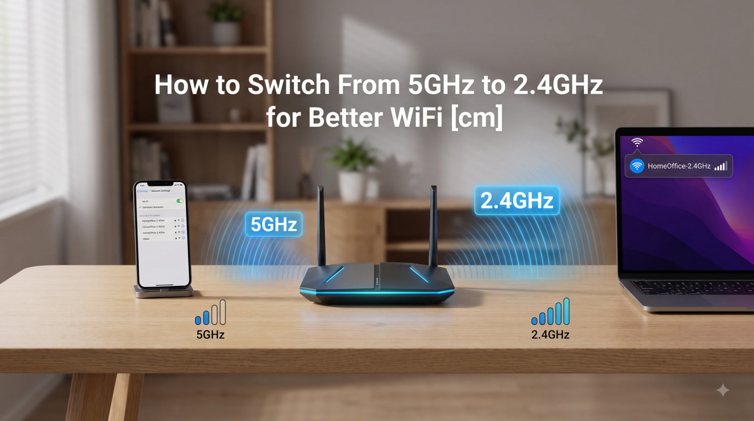 How to Switch From 5GHz to 2.4GHz for Better WiFi [cm] [cy]