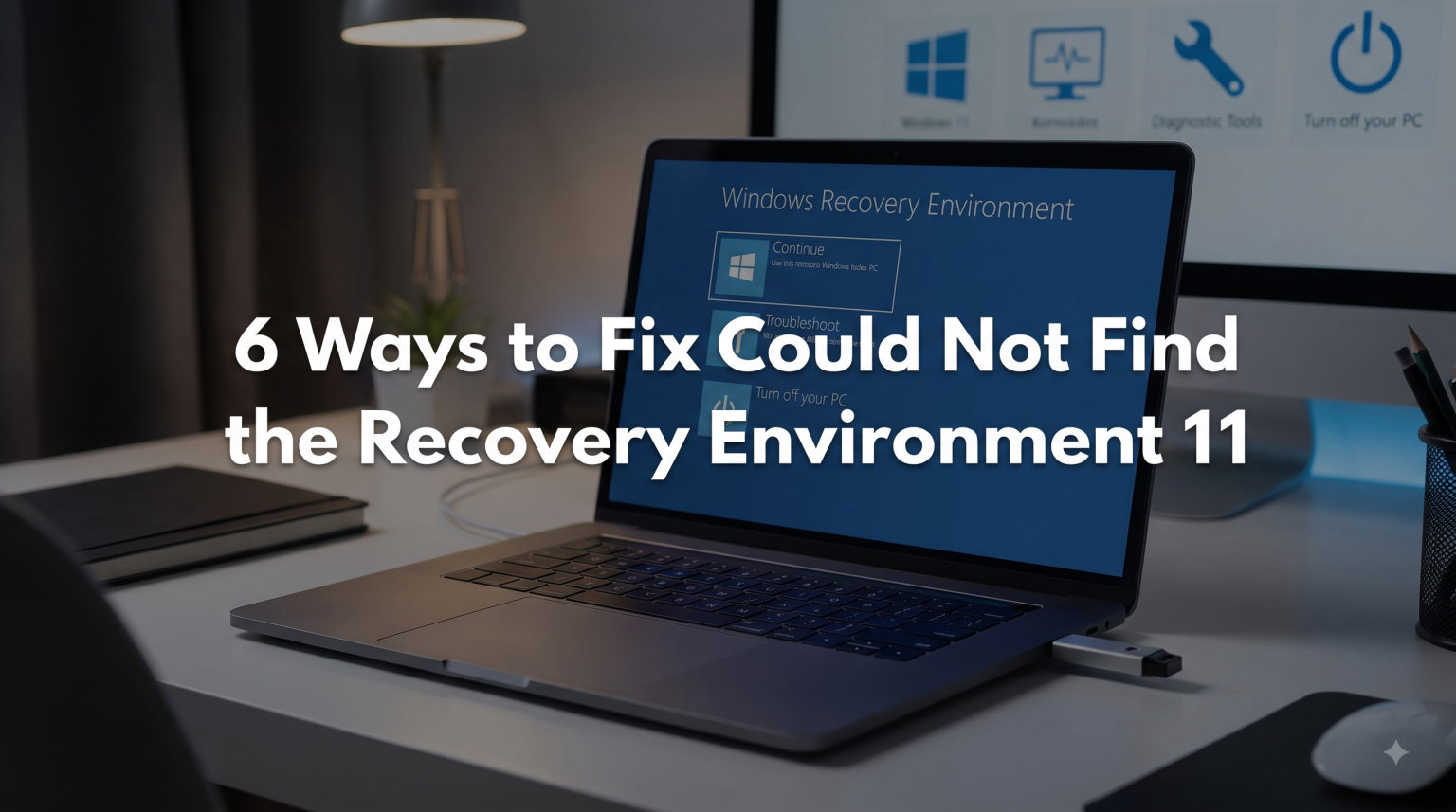 6 Ways to Fix Could Not Find the Recovery Environment 11 [Updated 2026]