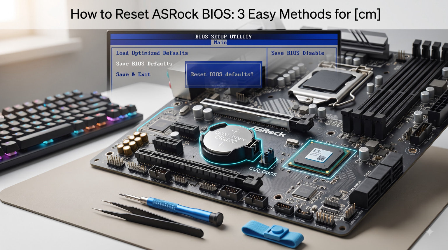 How to Reset ASRock BIOS: 3 Easy Methods (August 2026)