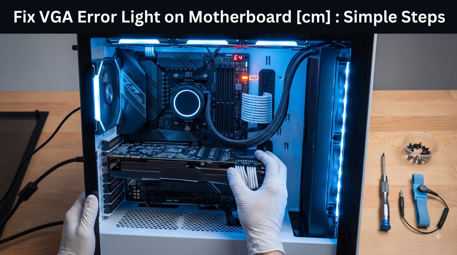 VGA Error Light on Motherboard: Ultimate Guide to Fix It