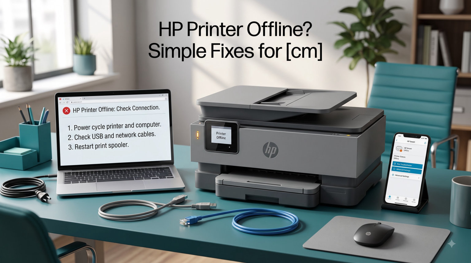 HP Printer Offline? Simple Fixes (August 2026)