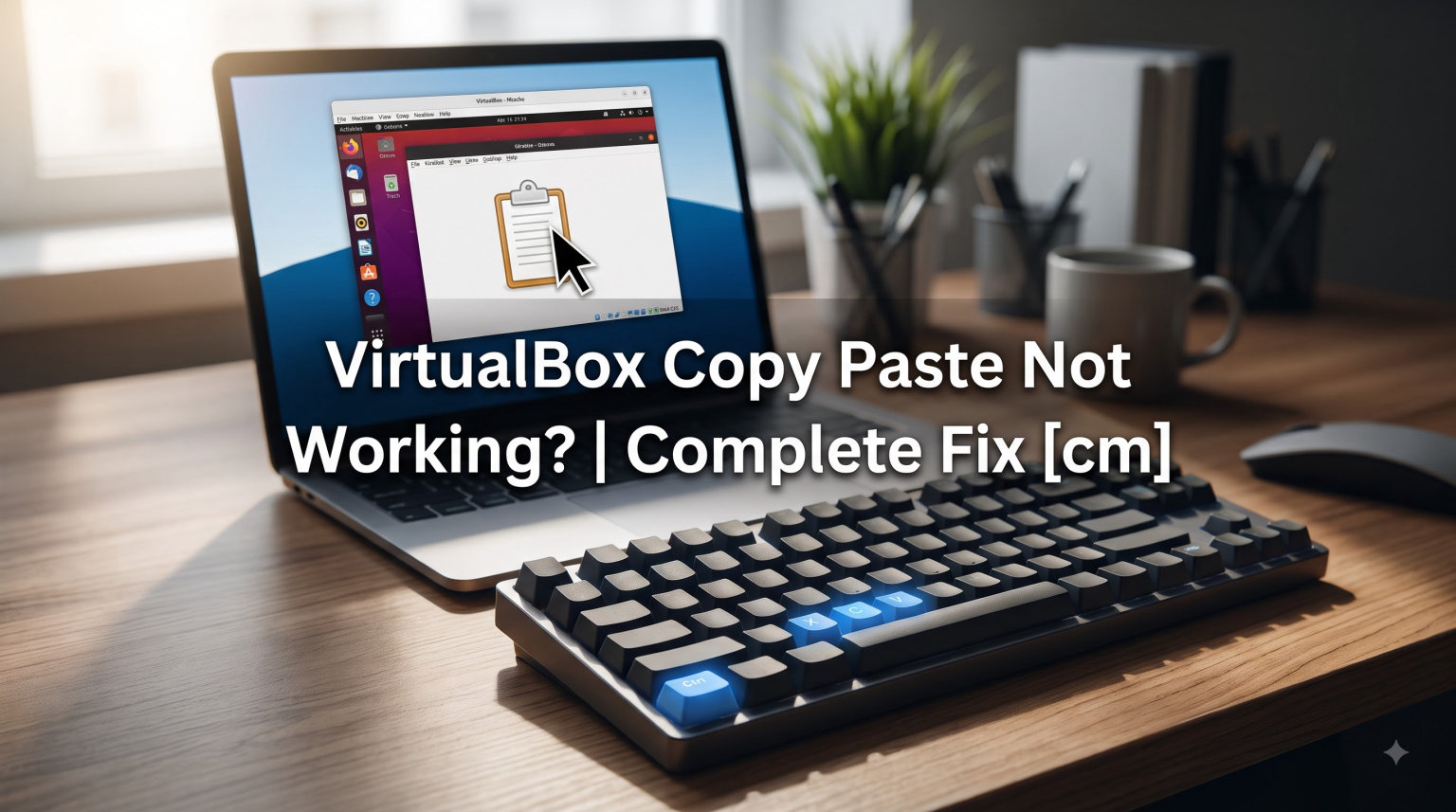 VirtualBox Copy Paste Not Working? | Complete Fix [cm] [cy]