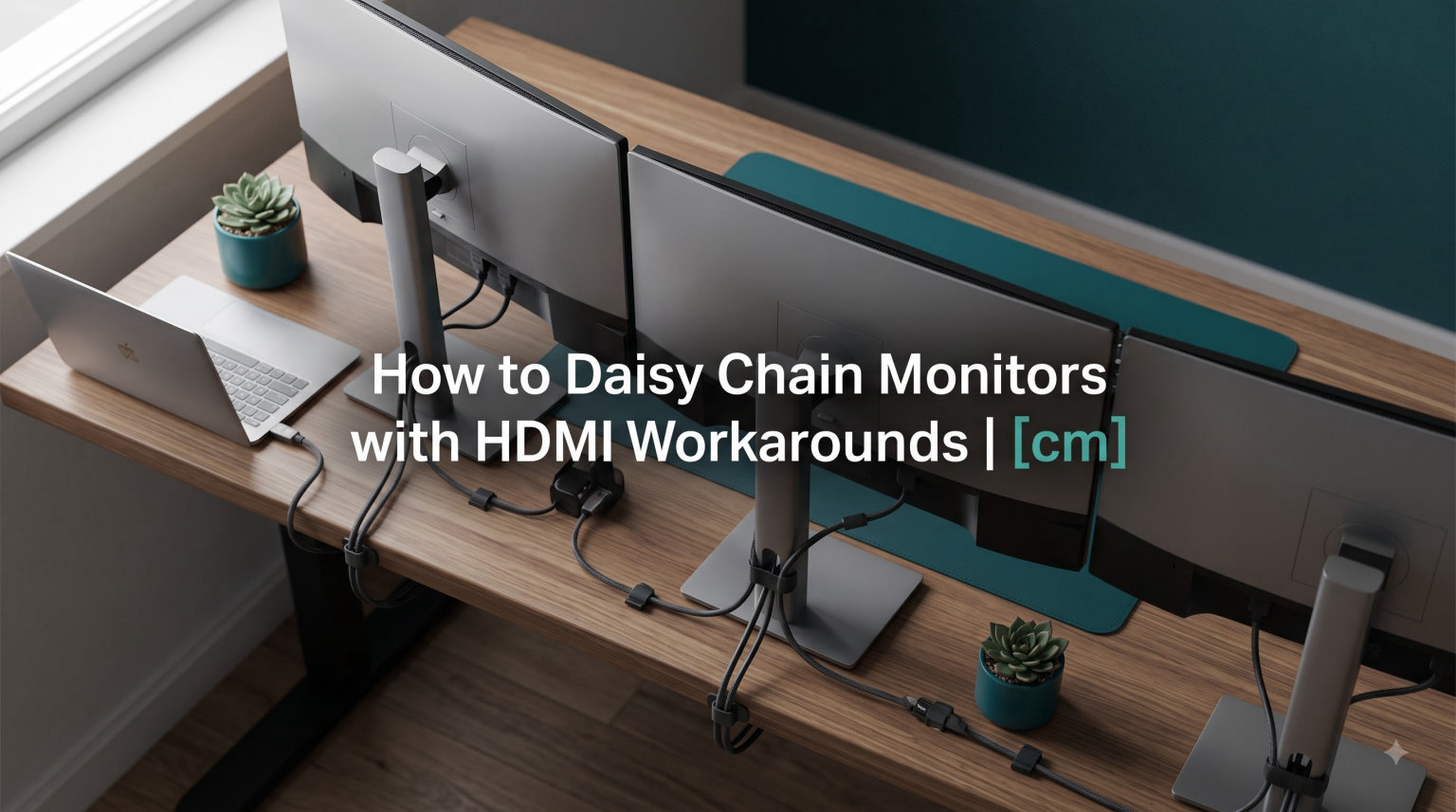 How to Daisy Chain Monitors with HDMI Workarounds | [cm] [cy]