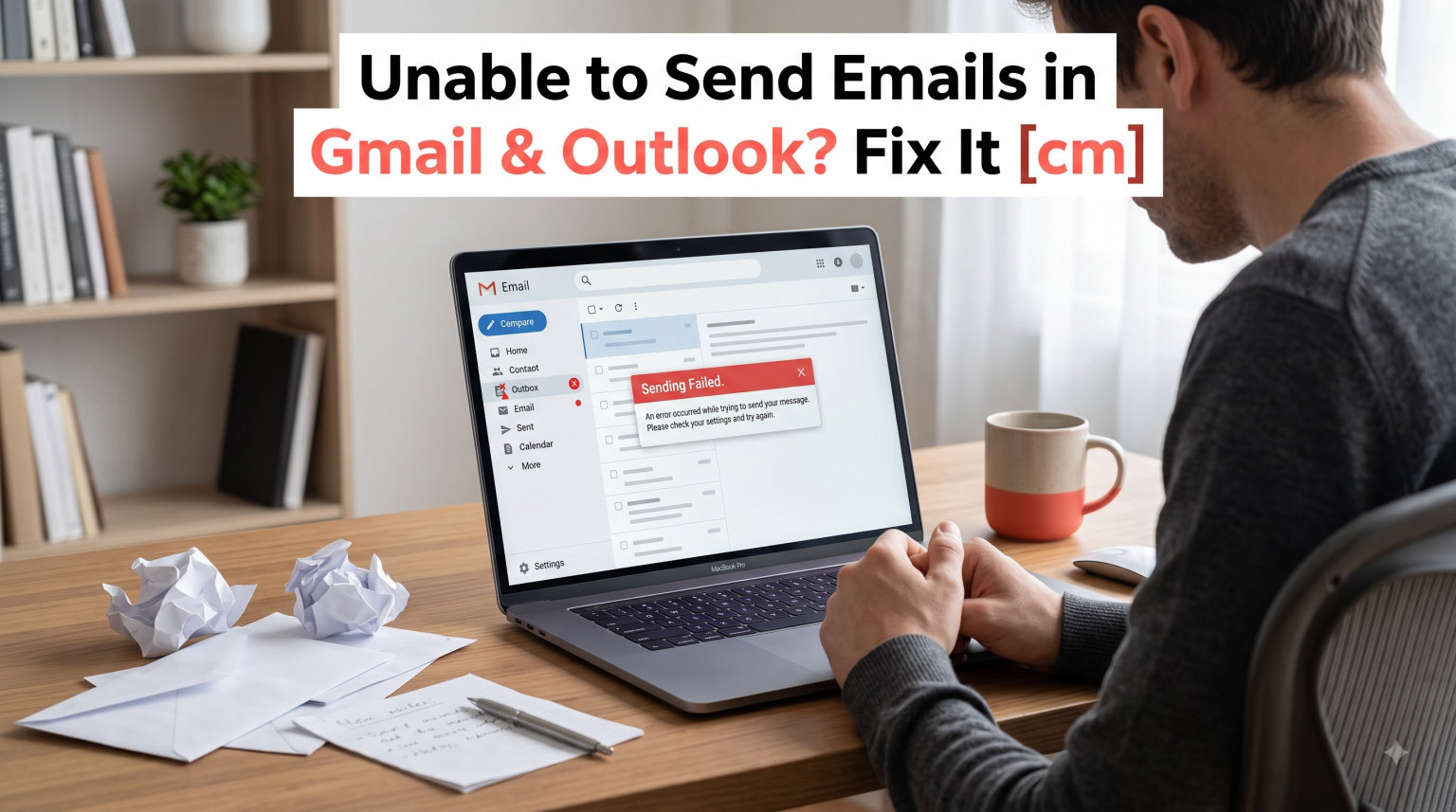 Unable to Send Emails in Gmail & Outlook? Fix It (May 2026)