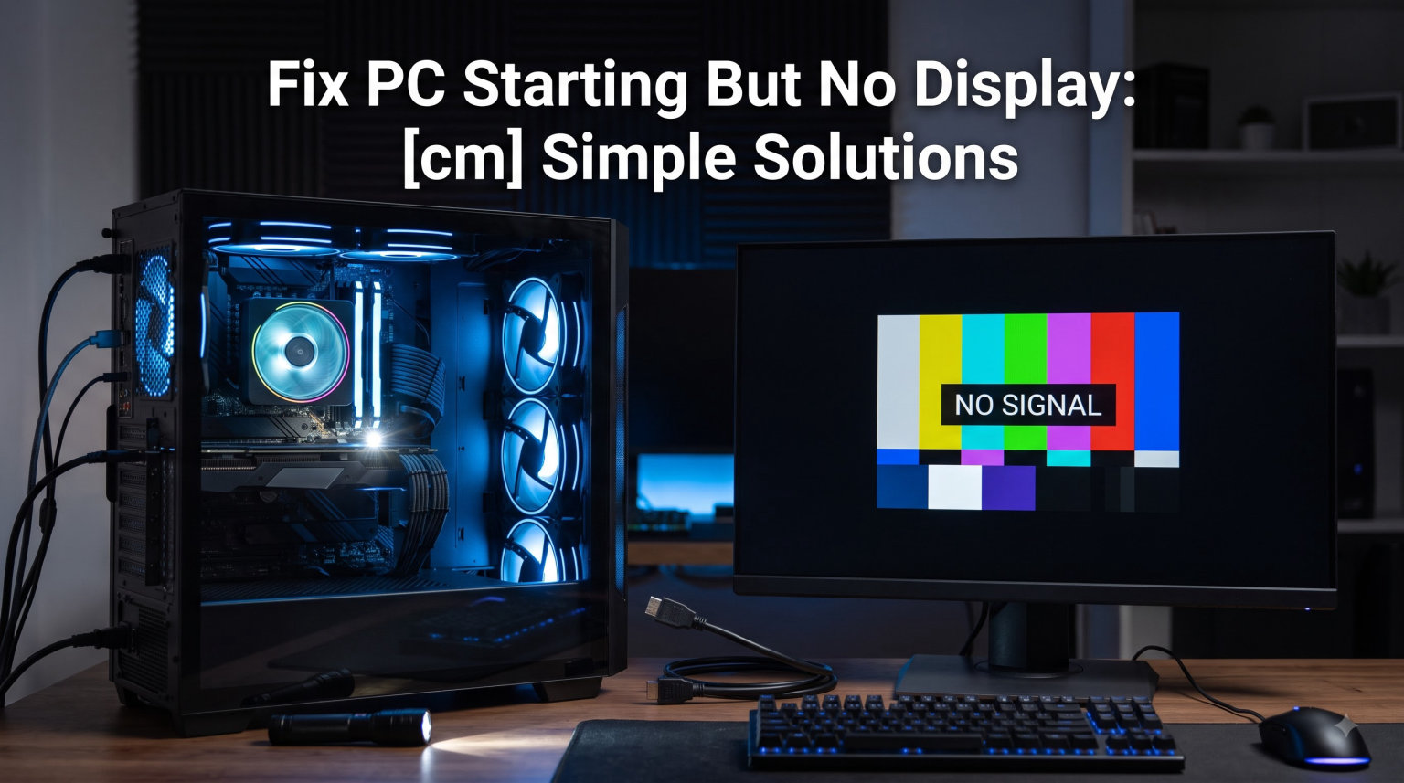 PC Starting But No Display (August 2026): Simple Solutions