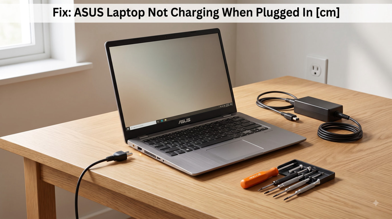 How to Fix ASUS Laptop Not Charging (August 2026): Complete Guide