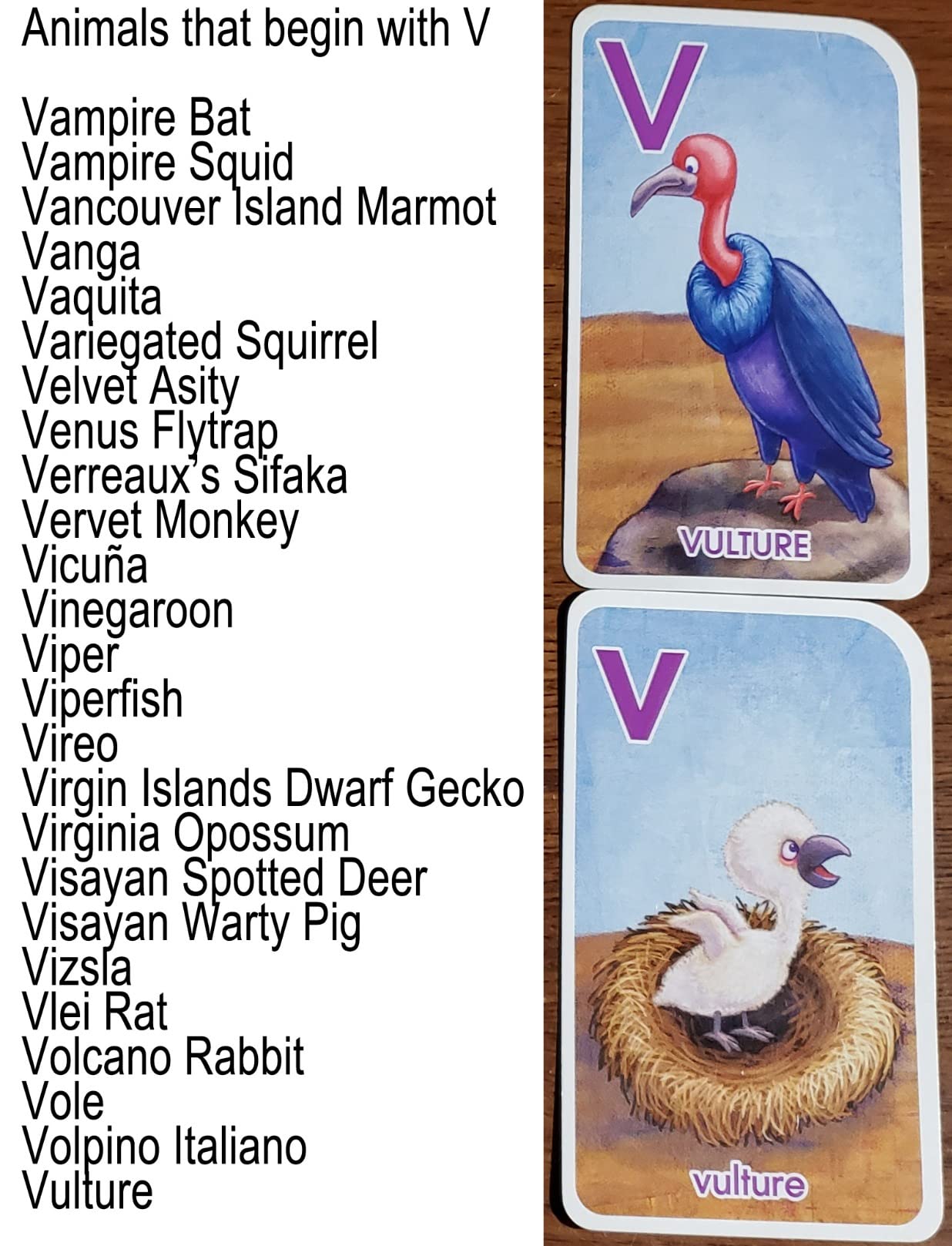 School Zone Go Fish Alphabet Game Cards: 56 ABC Flash Cards for Preschool & Kindergarten, Upper & Lowercase Letters, Phonics, Word-Picture Recognition, Parent & Baby Animals, Ages 4+ customer photo 2