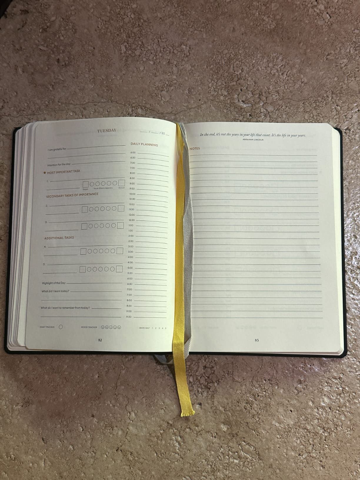 Intelligent Change 3-Month Productivity Planner, Productivity Tools for Time Management & Mindfulness, Daily Planner To Do List, A5 Undated Quarterly Planner (Black) customer photo 2
