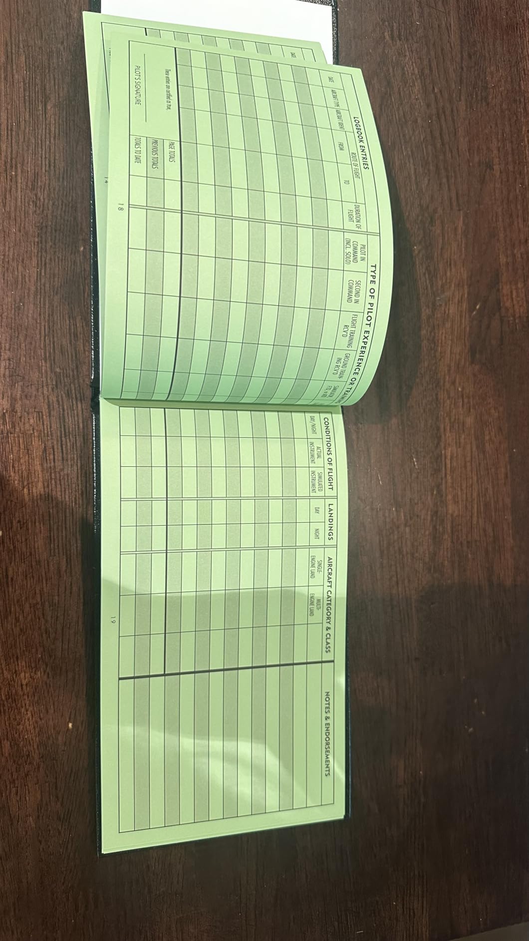 Pilot Log Book customer photo 1