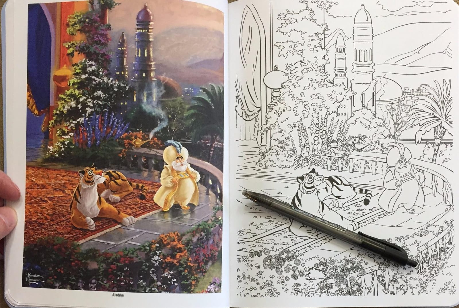 Disney Dreams Collection Thomas Kinkade Studios Coloring Book customer photo 1