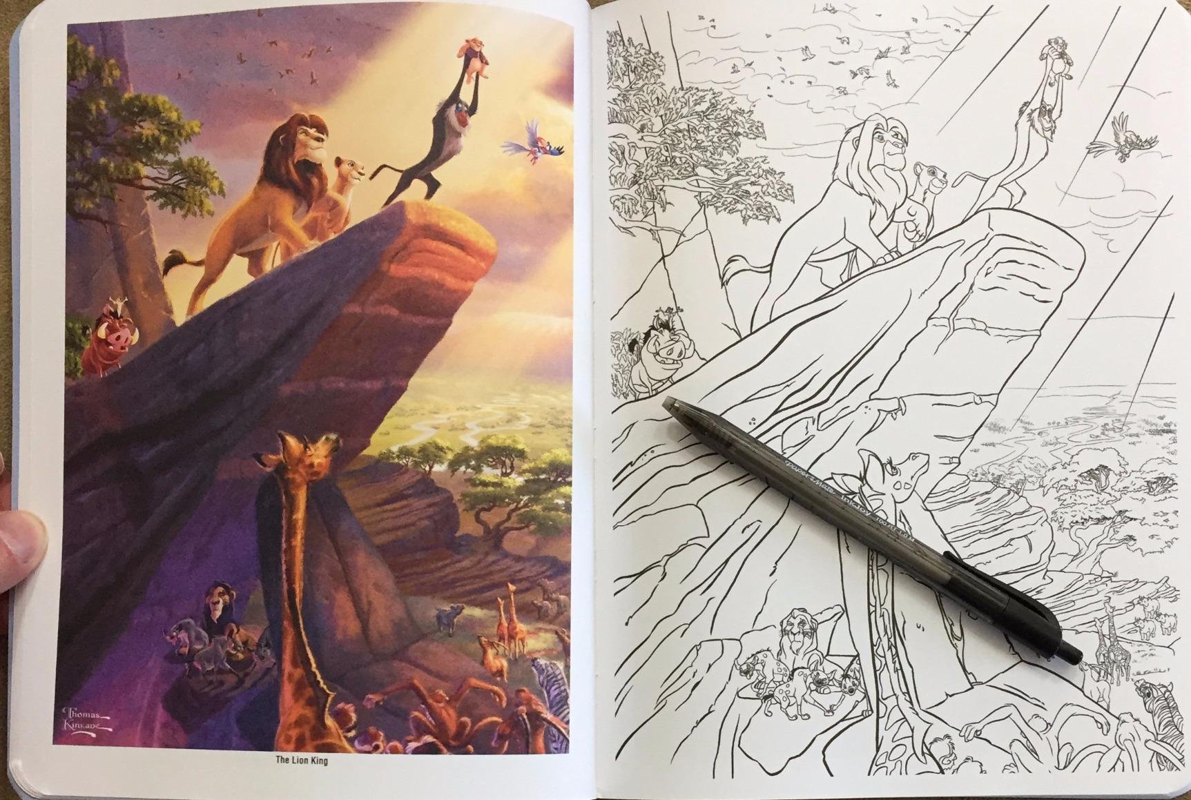 Disney Dreams Collection Thomas Kinkade Studios Coloring Book customer photo 2