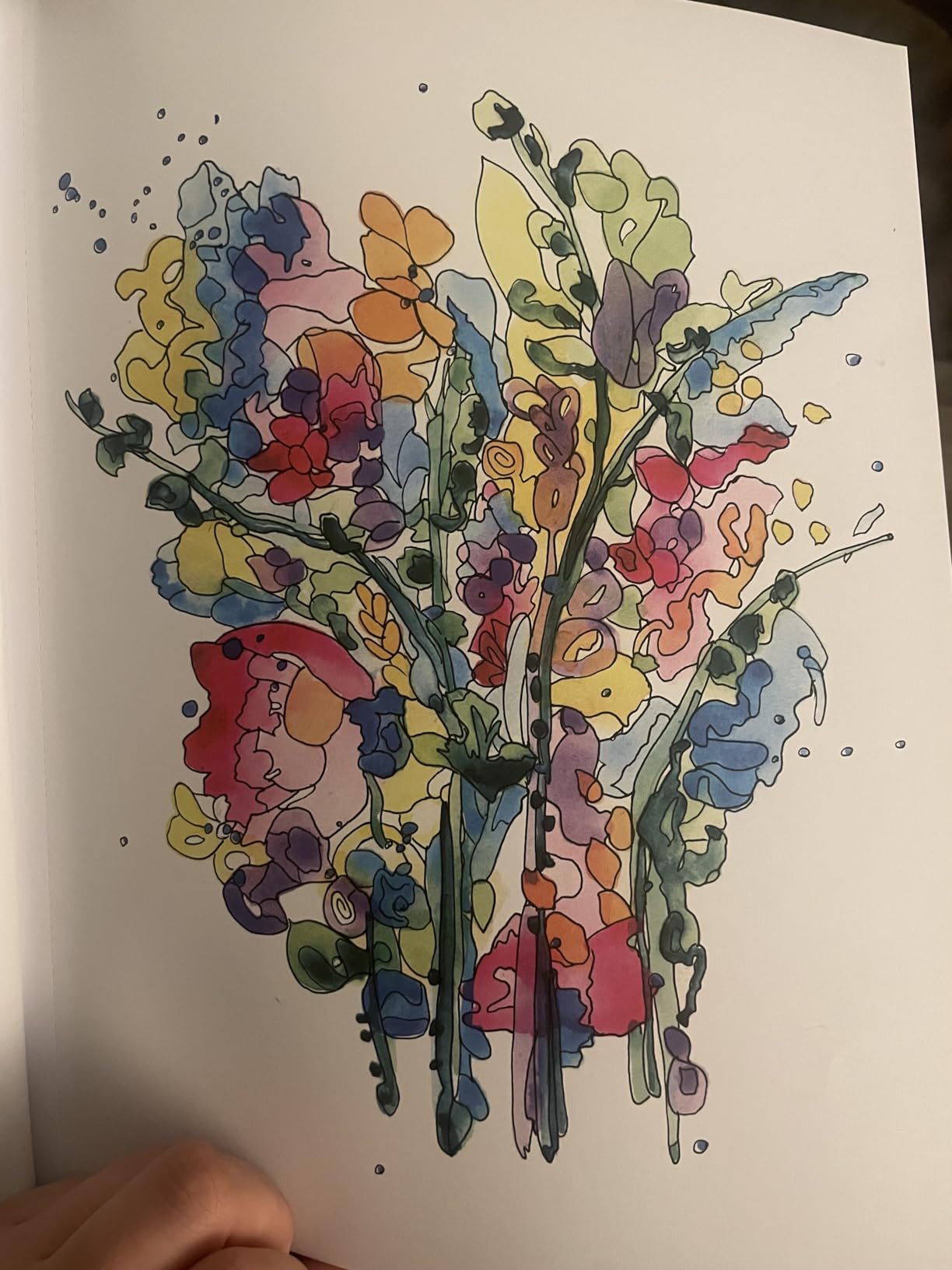 The Reverse Coloring Book™: The Book Has the Colors, You Draw the Lines! customer photo 1