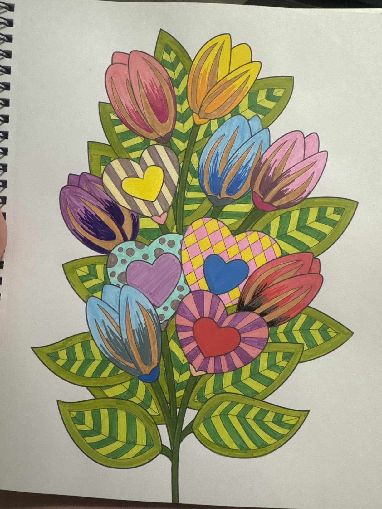 Large Print Easy Color & Frame - Calm (Stress Free Coloring Book) customer photo 2