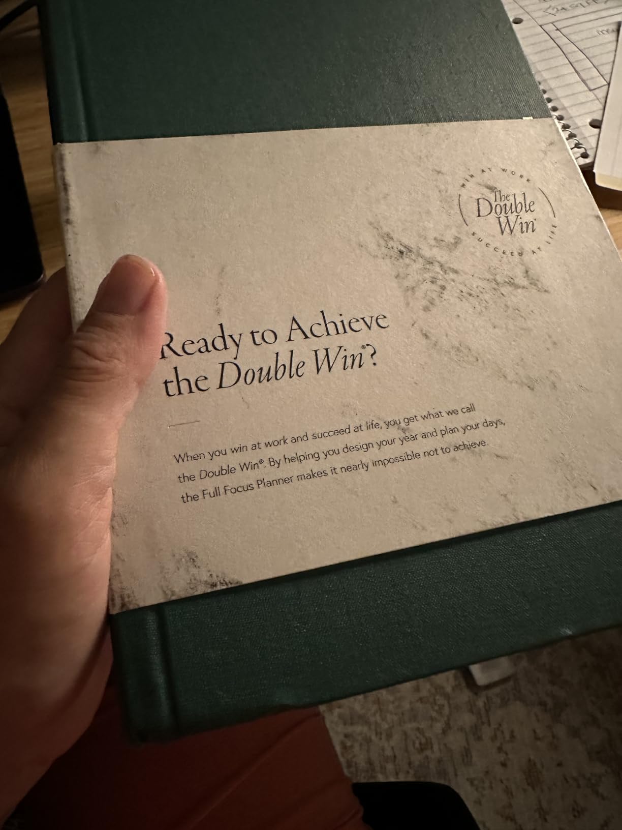 Full Focus Gray Linen Planner by Michael Hyatt - The #1 Daily Planner to Increase Focus, Eliminate Overwhelm, and Achieve Your Biggest Goals - Hardcover customer photo 1