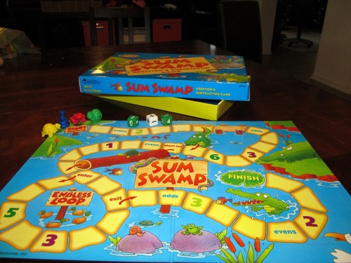 Learning Resources Sum Swamp Game Addition & Subtraction Board Game - Educational Homeschool, Elementary Math Classroom Must Haves, Kindergarten, Gifts for Kids, Numbers for Boys and Girls customer photo 2