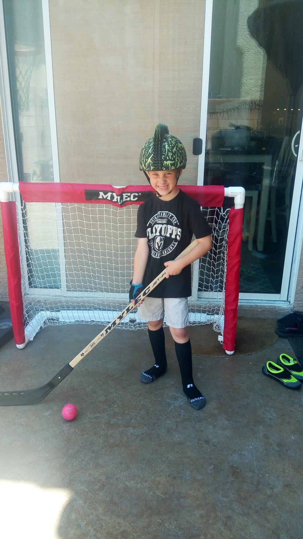 MyLec Deluxe Hockey Set, with 1 Hockey Goal, 2 43