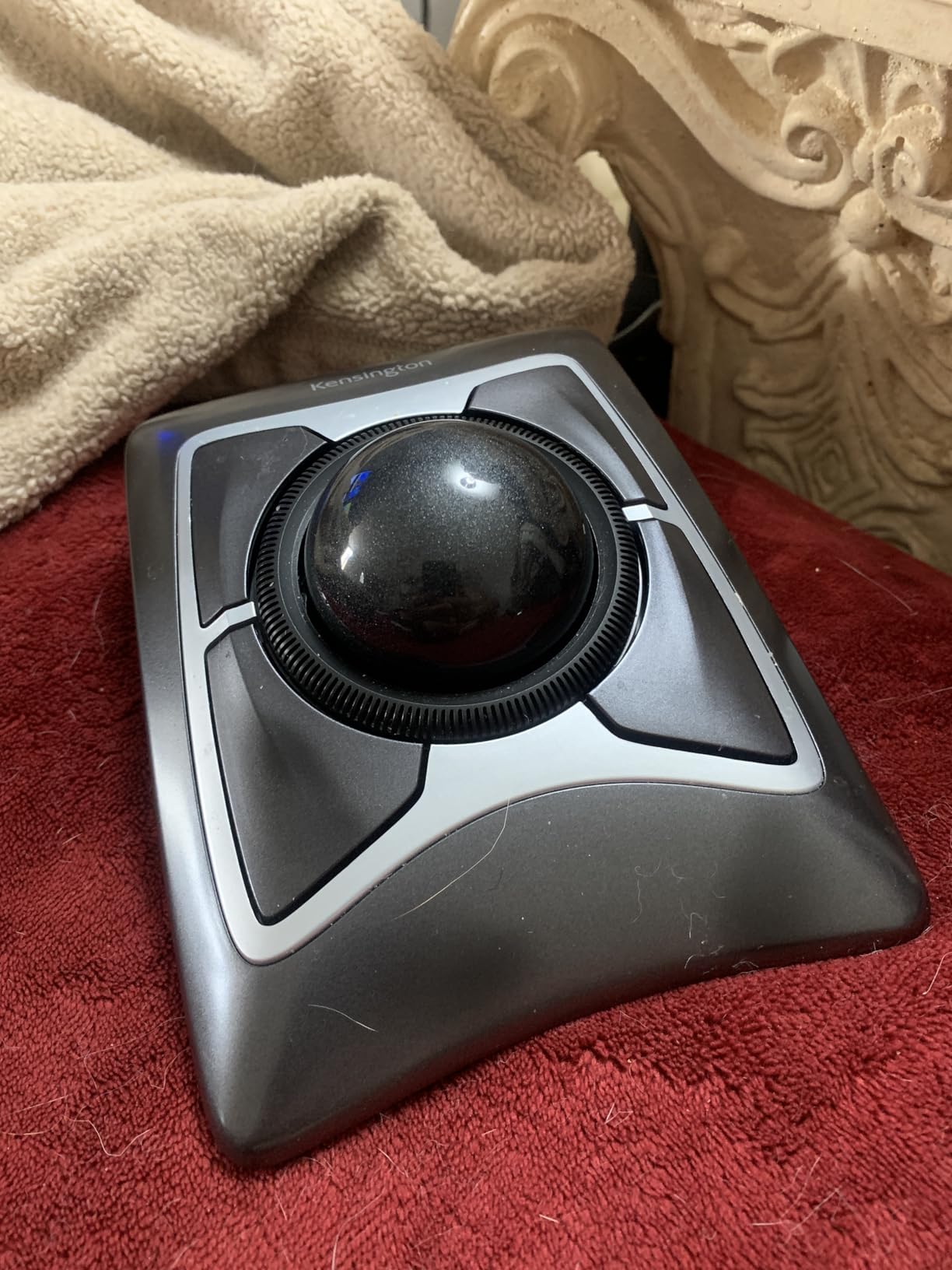 Kensington Expert Trackball Mouse (K64325), Black Silver, 5