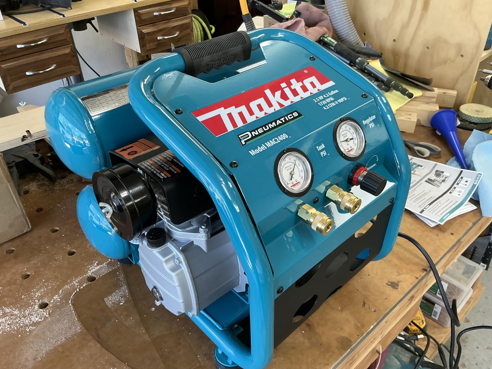 Makita MAC2400 2.5 HP* Big Bore™ Air Compressor customer photo 1