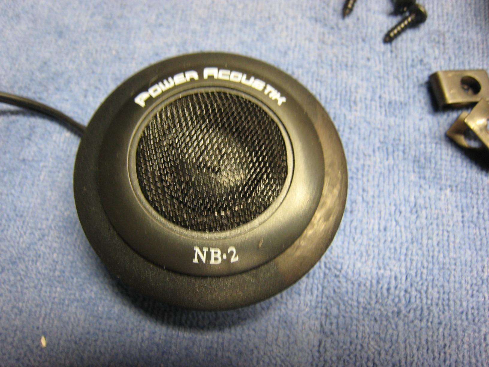 Power Acoustik NB-2 200-Watt 3-Way Tweeters, Standard Packaging,Black customer photo 1