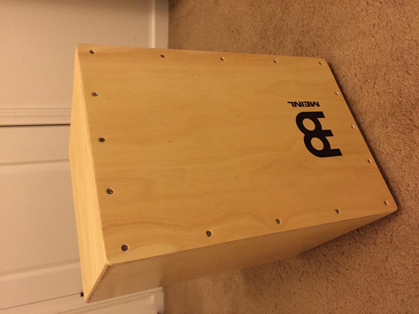 Meinl Percussion HCAJ1NT Headliner Series Wood String Cajon for Adjustable Snare Effect, Full Size (VIDEO) customer photo 1