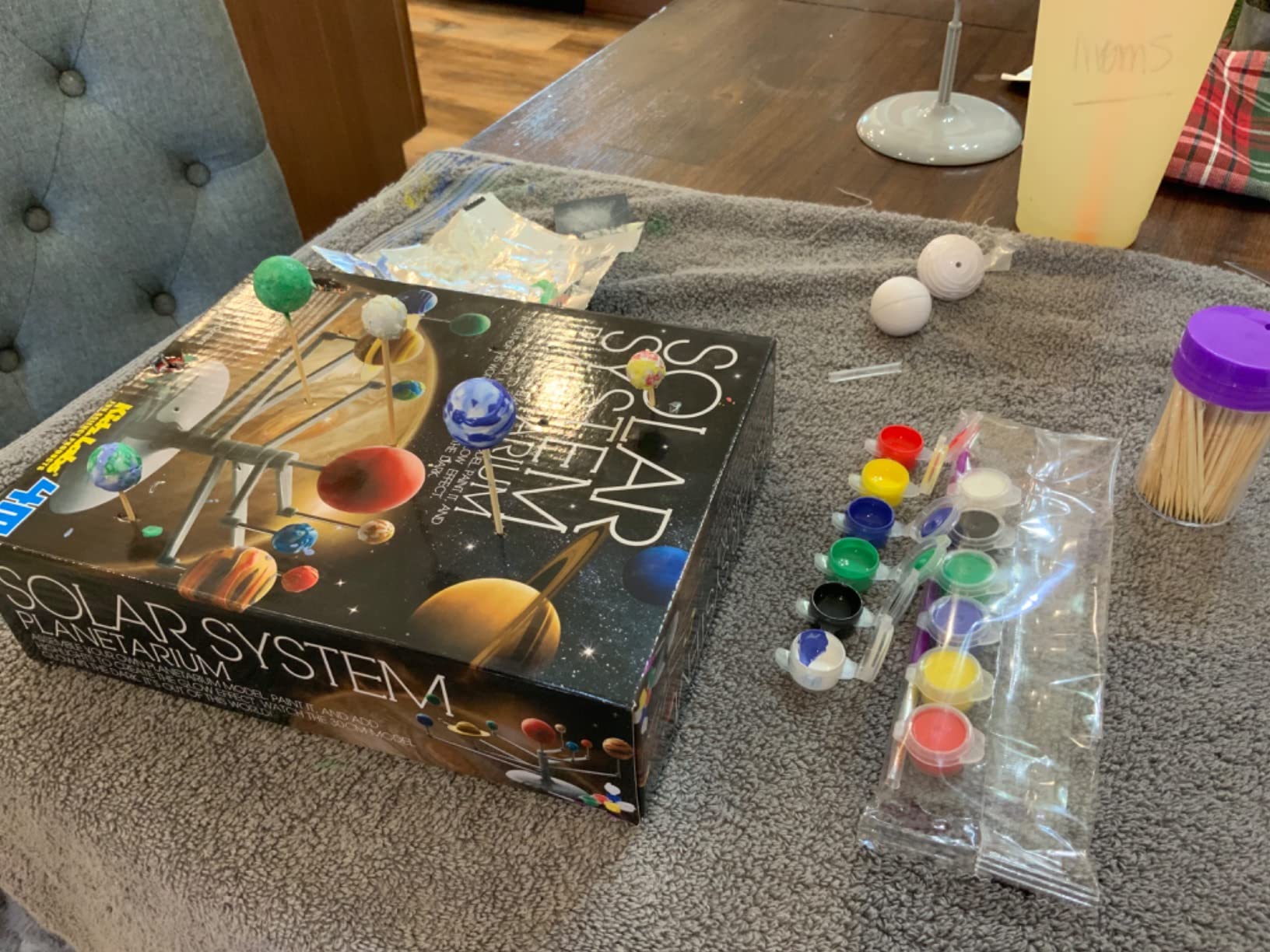 4M Solar System Planetarium - DIY Glow In The Dark Astronomy Planet Model Stem Toys Gift for Kids & Teens, Girls & Boys, Model:3427 customer photo 1
