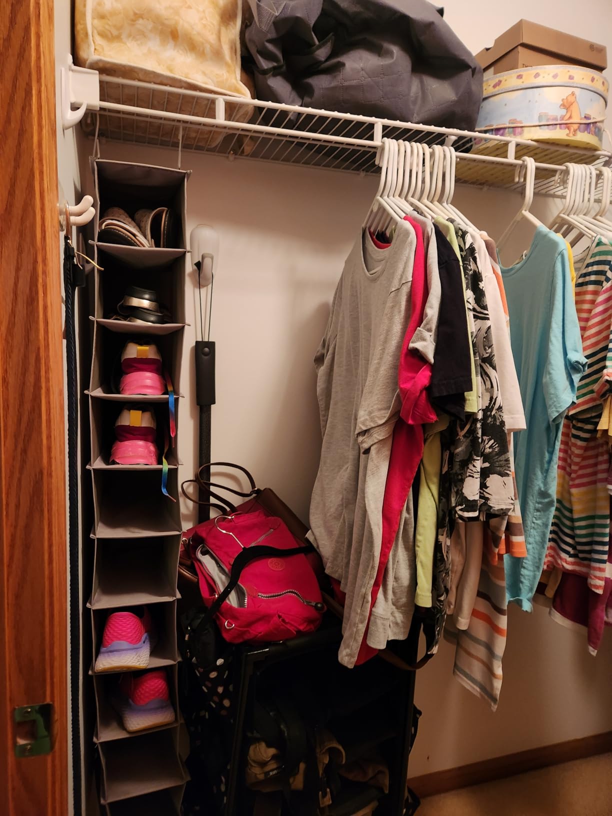 Rubbermaid Configurations Custom Closet Kit 4-8 Ft. Adjustable Metal Wire Shelving White Finish Expandable Organization System Hardware Included for Home Closet/Pantry/Laundry/Mudroom customer photo 1