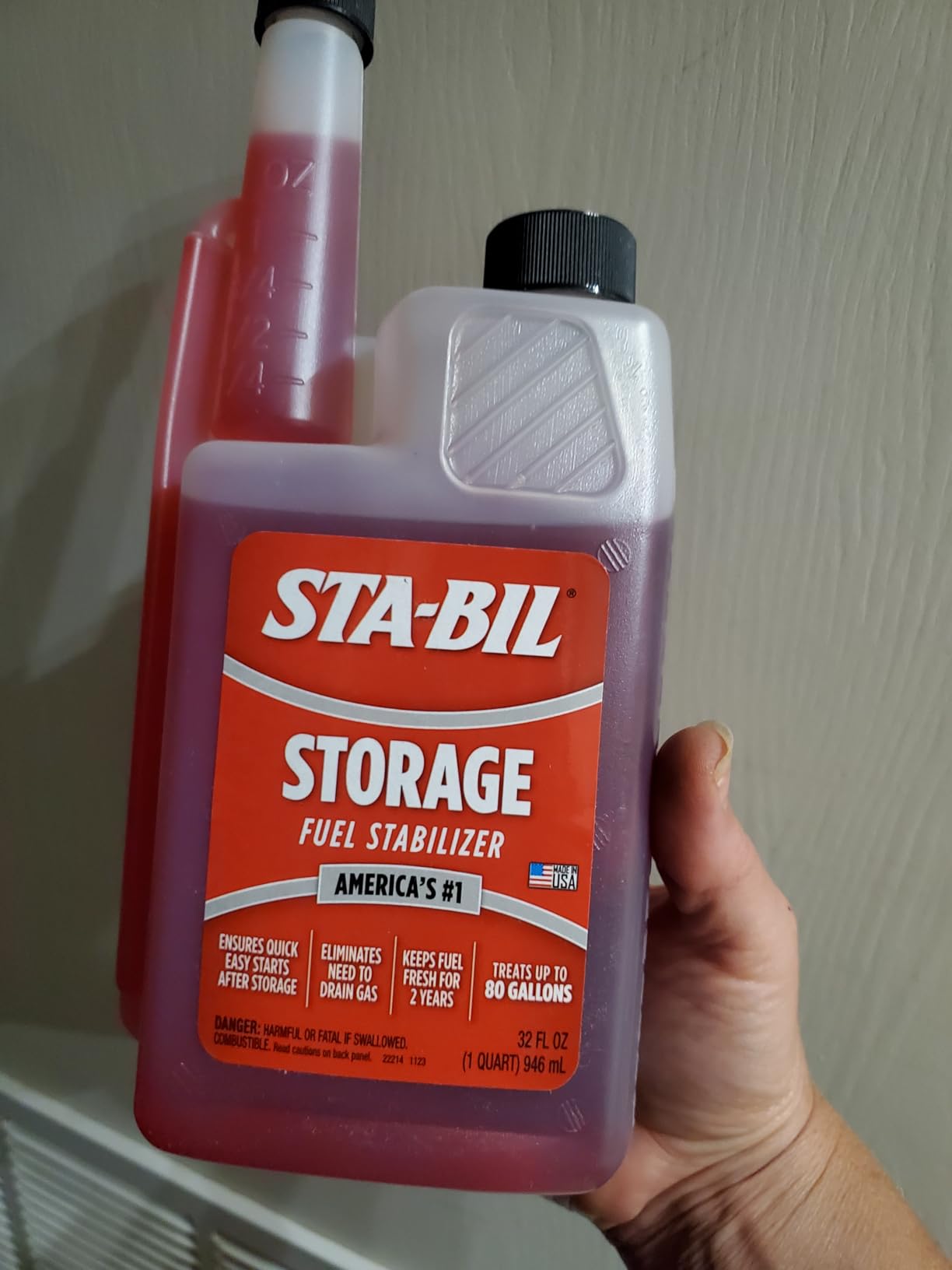 STA-BIL Storage Fuel Stabilizer, 16 oz customer photo 1