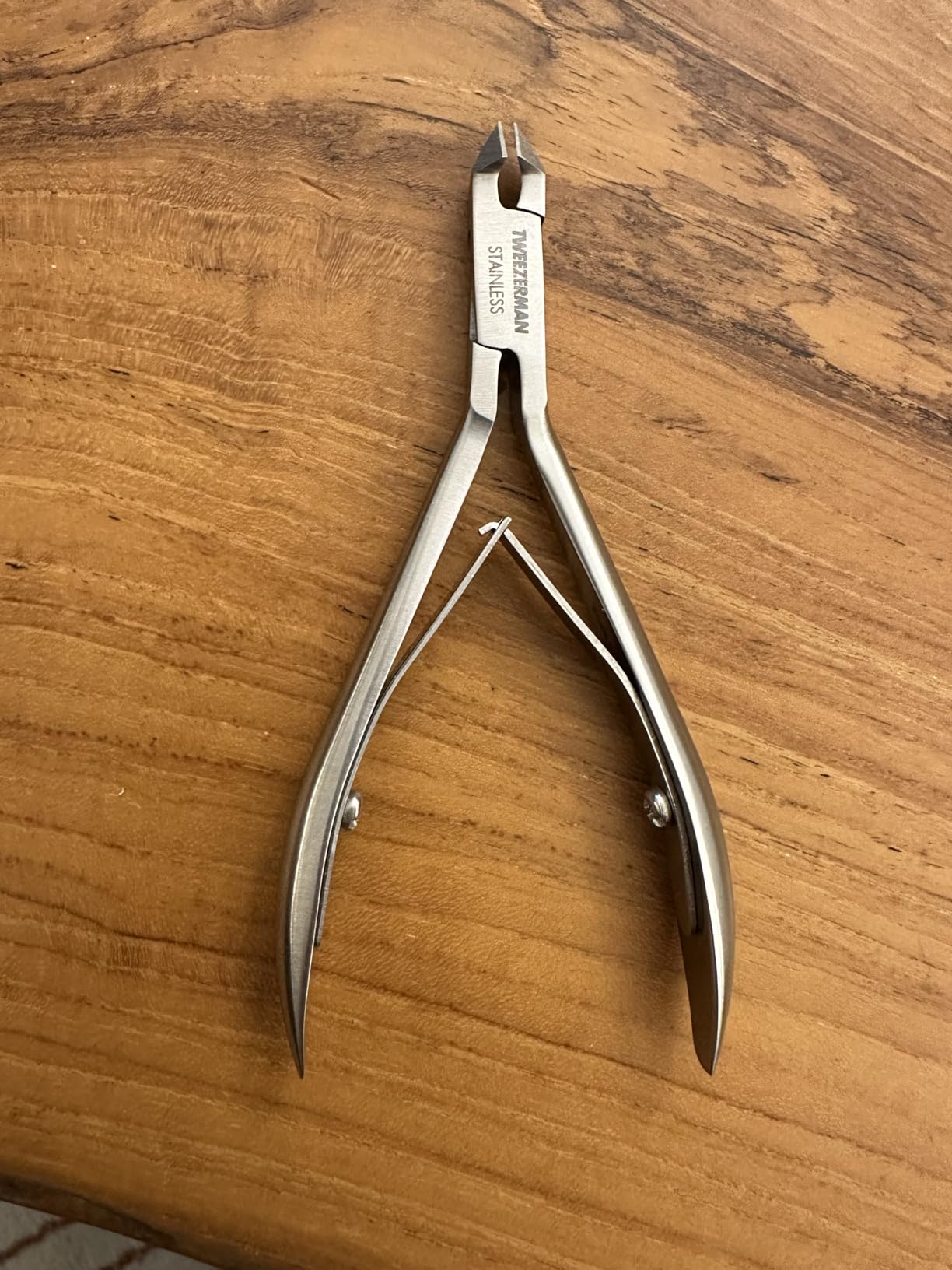 Tweezerman Rockhard Cuticle Nipper 1/2 Jaw Stainless Steel customer photo 1