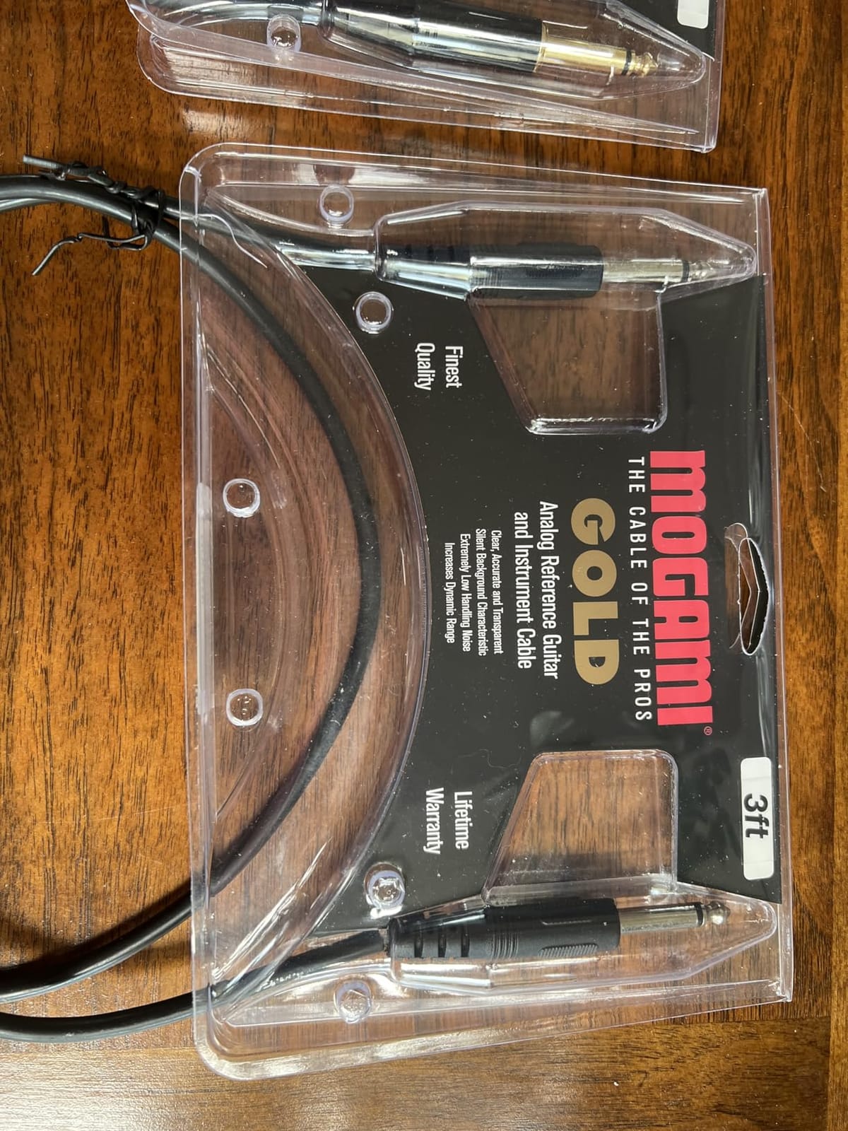 Mogami Gold Instrument 10 Guitar Instrument Cable, 1/4