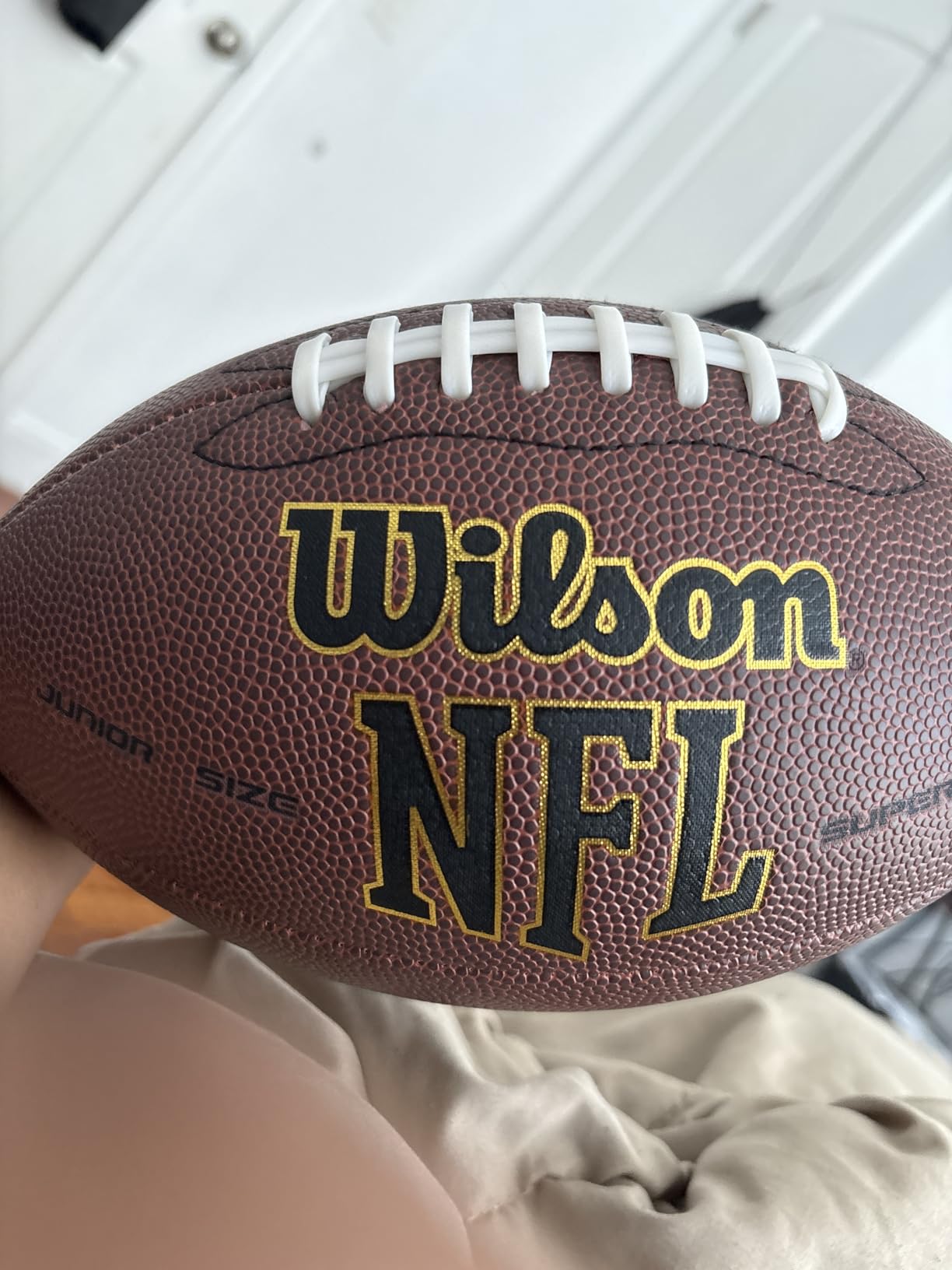 WILSON NFL Super Grip Composite Football customer photo 2