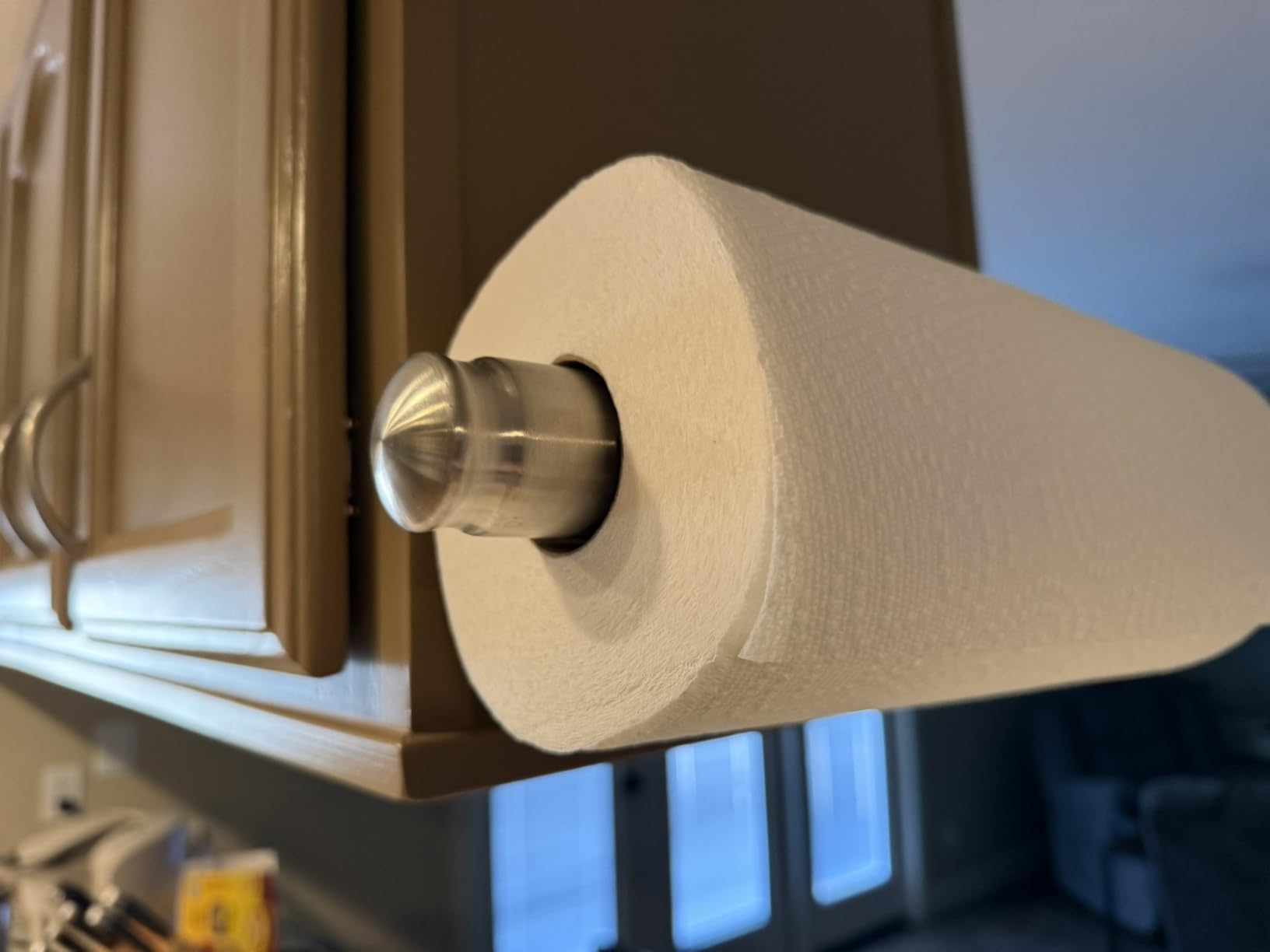 Kamenstein Perfect Tear Paper Towel Holder Wall Mount or Under Cabinet - Die Cast Aluminum, Patented Ratchet System, Fits Jumbo and Select-A-Size Rolls, Mounts in Kitchen, Bathroom, Garage customer photo 2