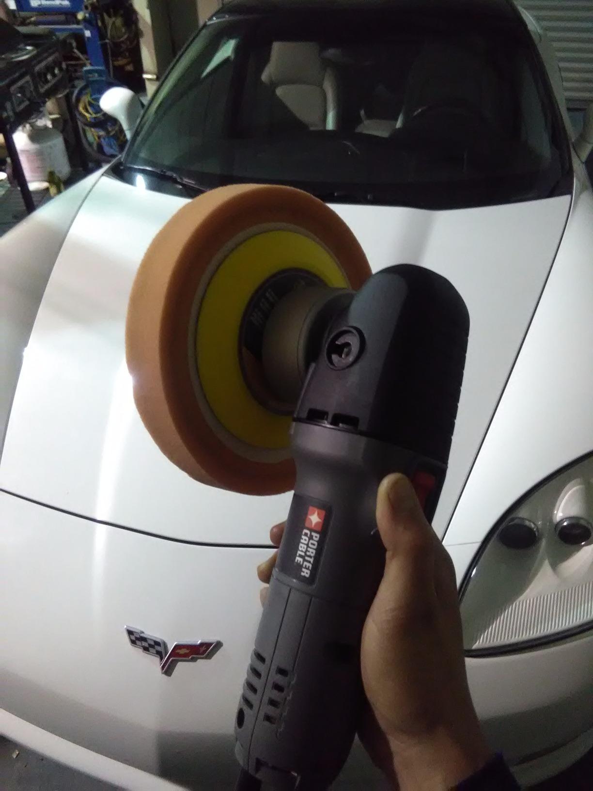 PORTER-CABLE Buffer Polisher, Car Polisher for Car Detailing, 6-Inch, Orbital, Variable Speed (7424XP) customer photo 2