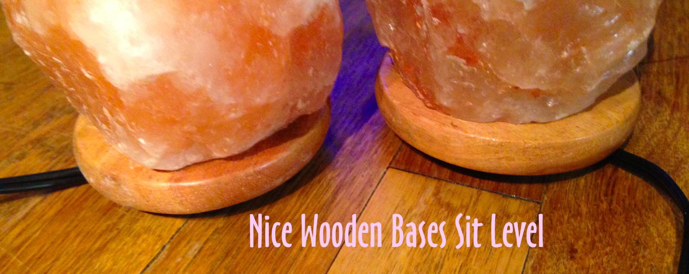 WBM LLC Himalayan Glow Natural Pink Salt Lamp, Crystal Salt Lamp Night Light with (ETL Certified) Brightness Control Dimmer Switch, Wooden Base & Salt Lamps Bulb | 6-8 LBS, Model Number: 1001 customer photo 1