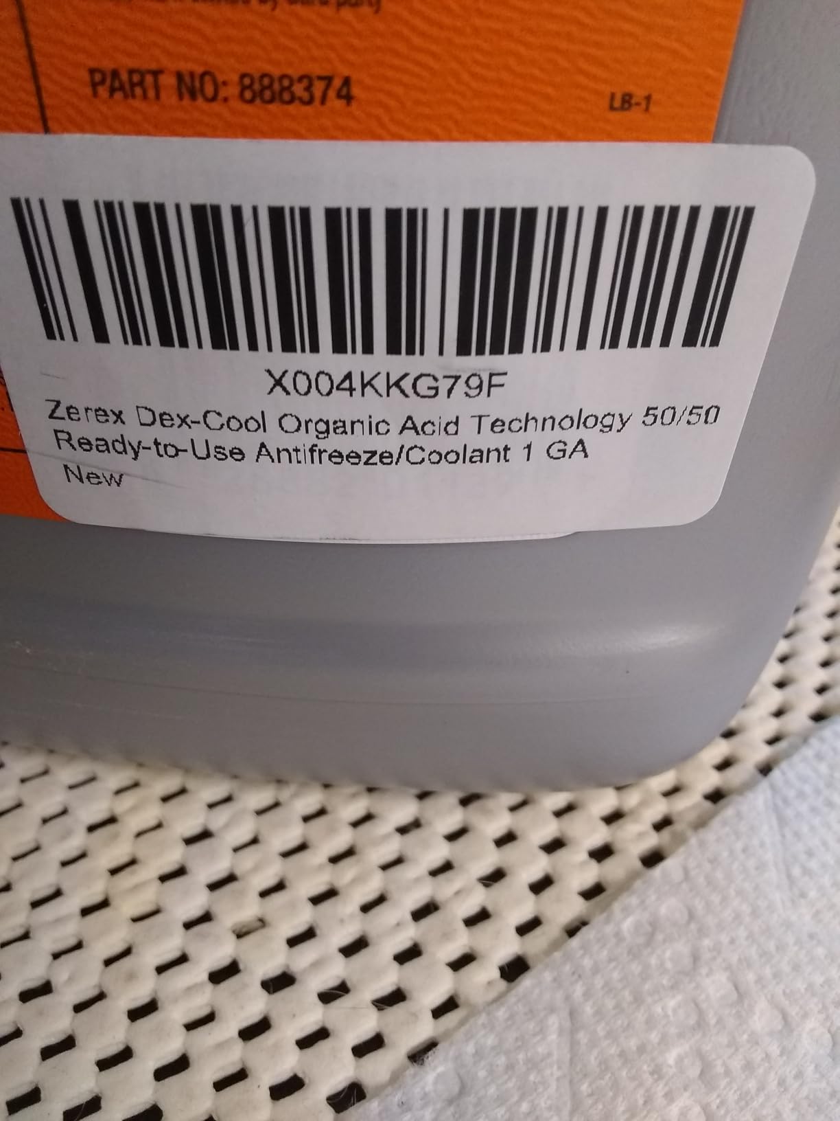 Zerex Dex-Cool 50/50 Ready-to-Use Antifreeze Coolant 1 Gallon customer photo 1
