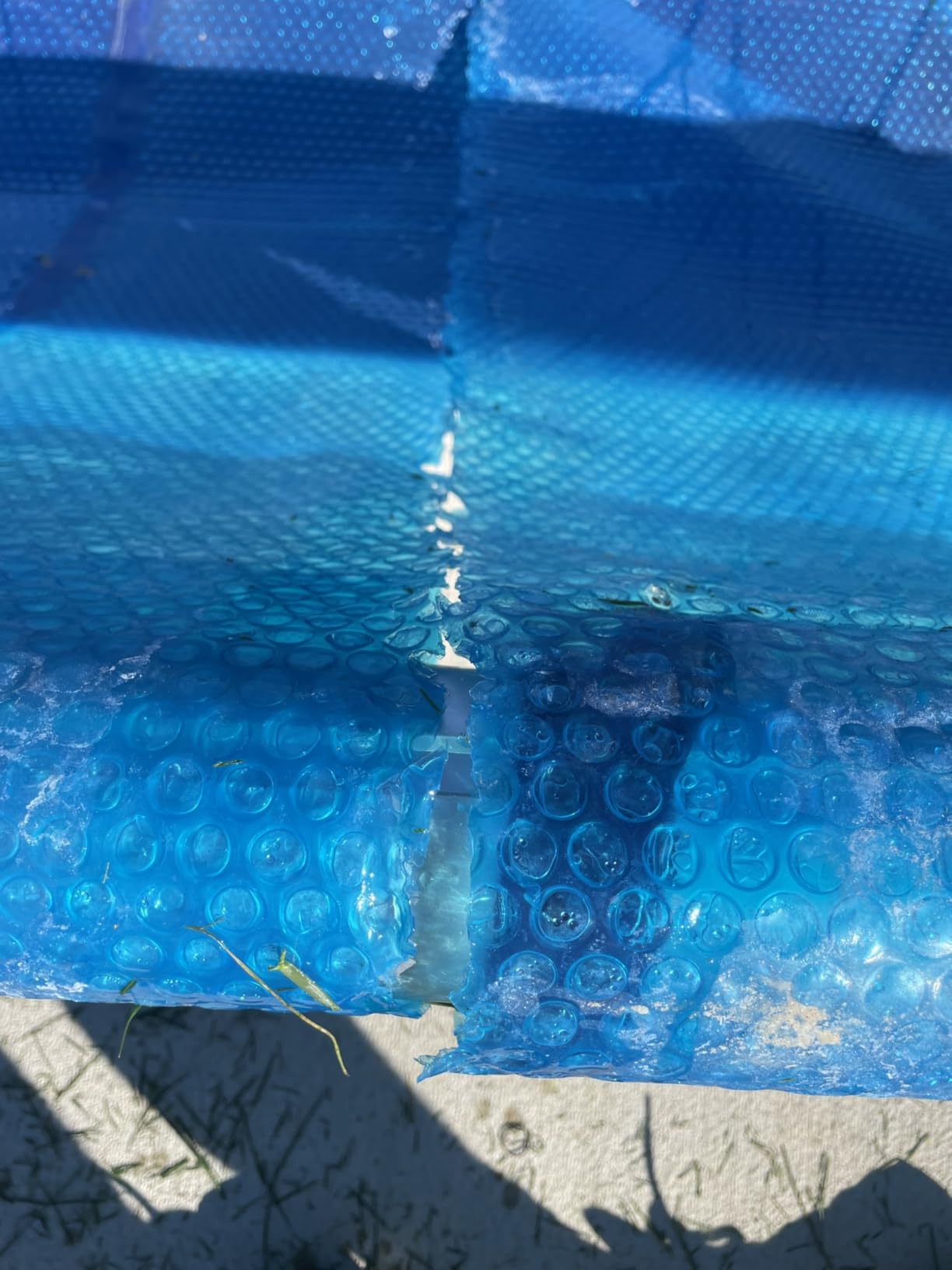 Blue Wave NS405 12-mil Solar Blanket for Rectangular In-Ground Pools, 12-ft x 24-ft, Blue customer photo 2