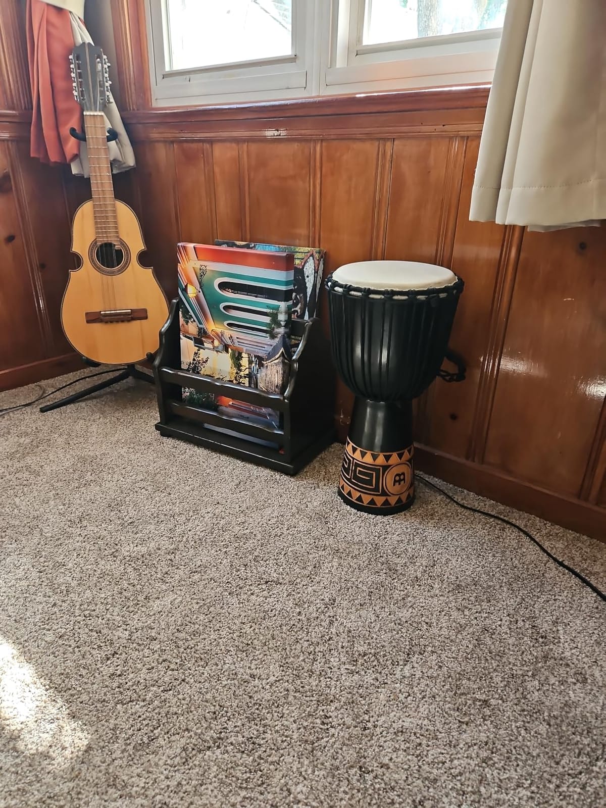 Meinl Percussion Djembe with Mahogany Wood - NOT Made in CHINA - 10-Inch Medium Size Rope Tuned Natural Head, 2-Year Warranty customer photo 1