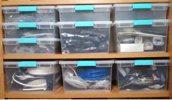 Sterilite Clip Box, Stackable Clear Plastic Bins- Large, 6-Pack customer photo 2
