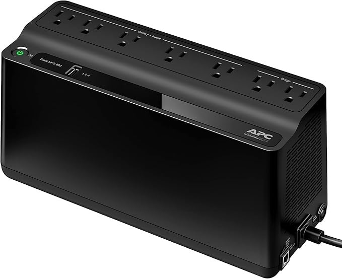 APC Battery Backup 650VA/390W Uninterruptible Power Supply for PC, BE650G1 customer photo 1