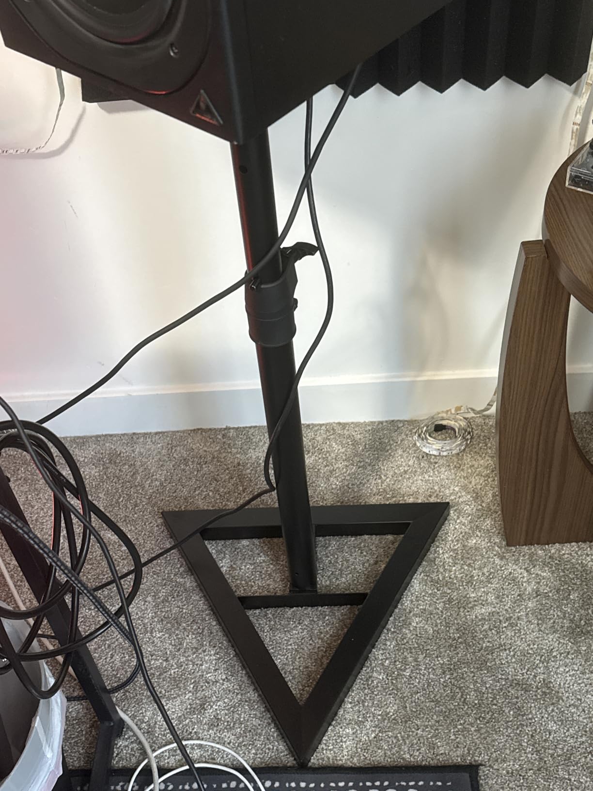 Rockville RVSM1 Black Pair Adjustable Height Studio Monitor Speaker Stands customer photo 1