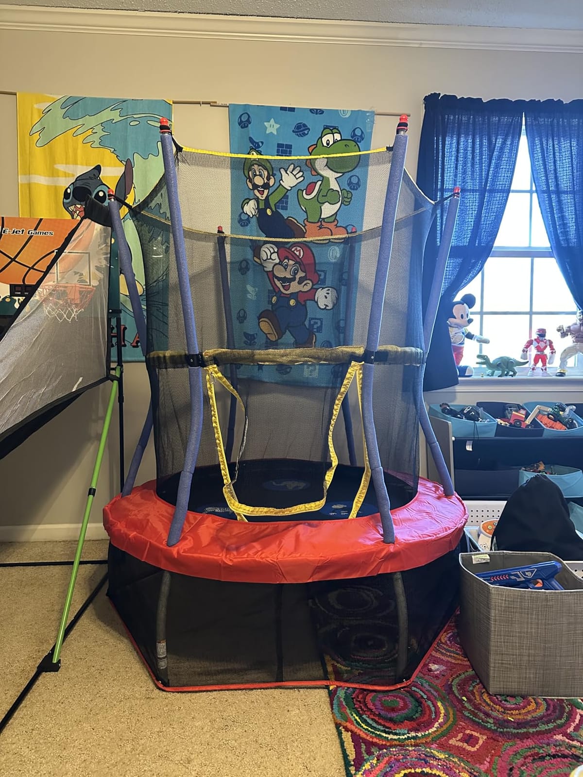 Skywalker Trampolines Mini Trampoline with Enclosure Net customer photo 2