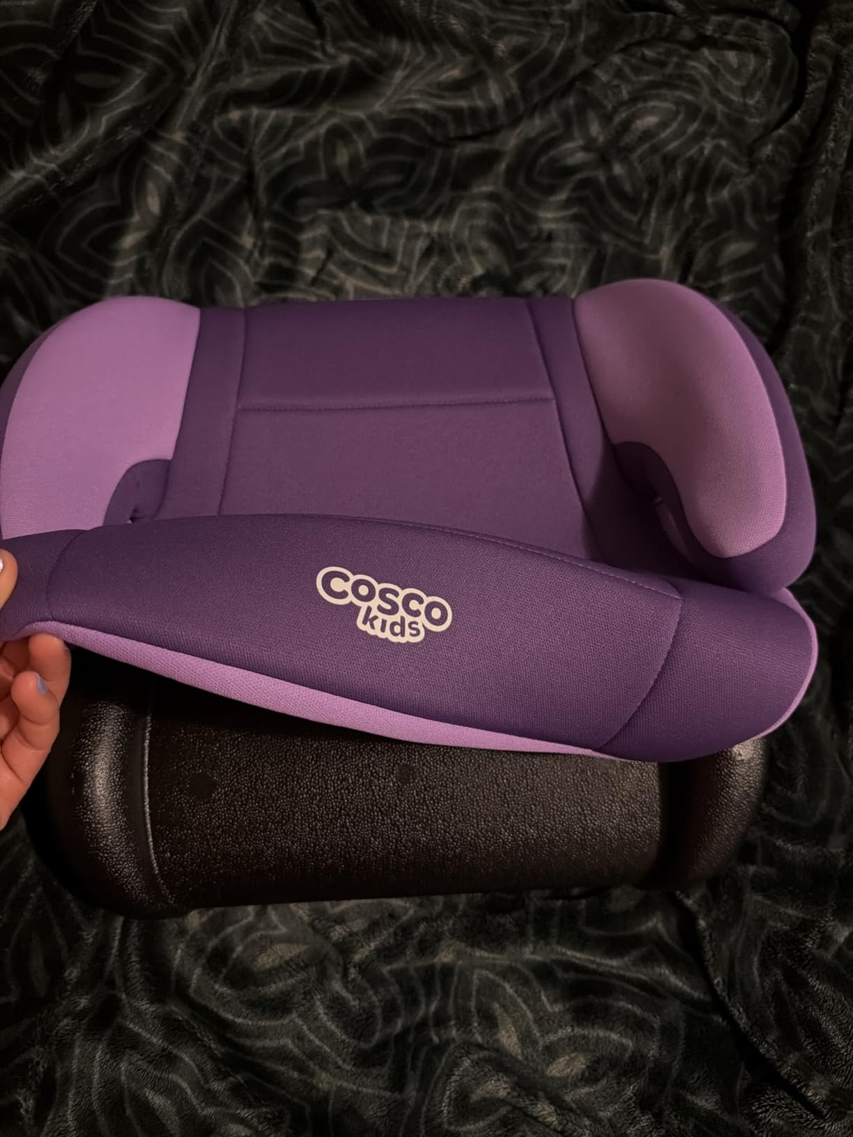 Cosco Topside Backless Booster Car Seat, Lightweight Booster Seats for Cars 40-100 lbs, Backless Booster Seat for Car, Leo customer photo 1