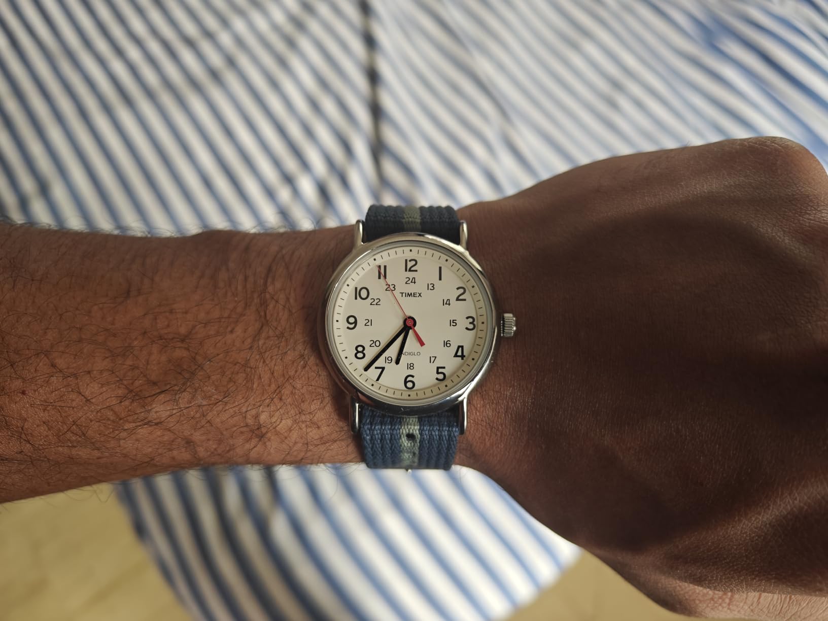 Timex Weekender 38mm Unisex Analog Watch with INDIGLO Backlight customer photo 1