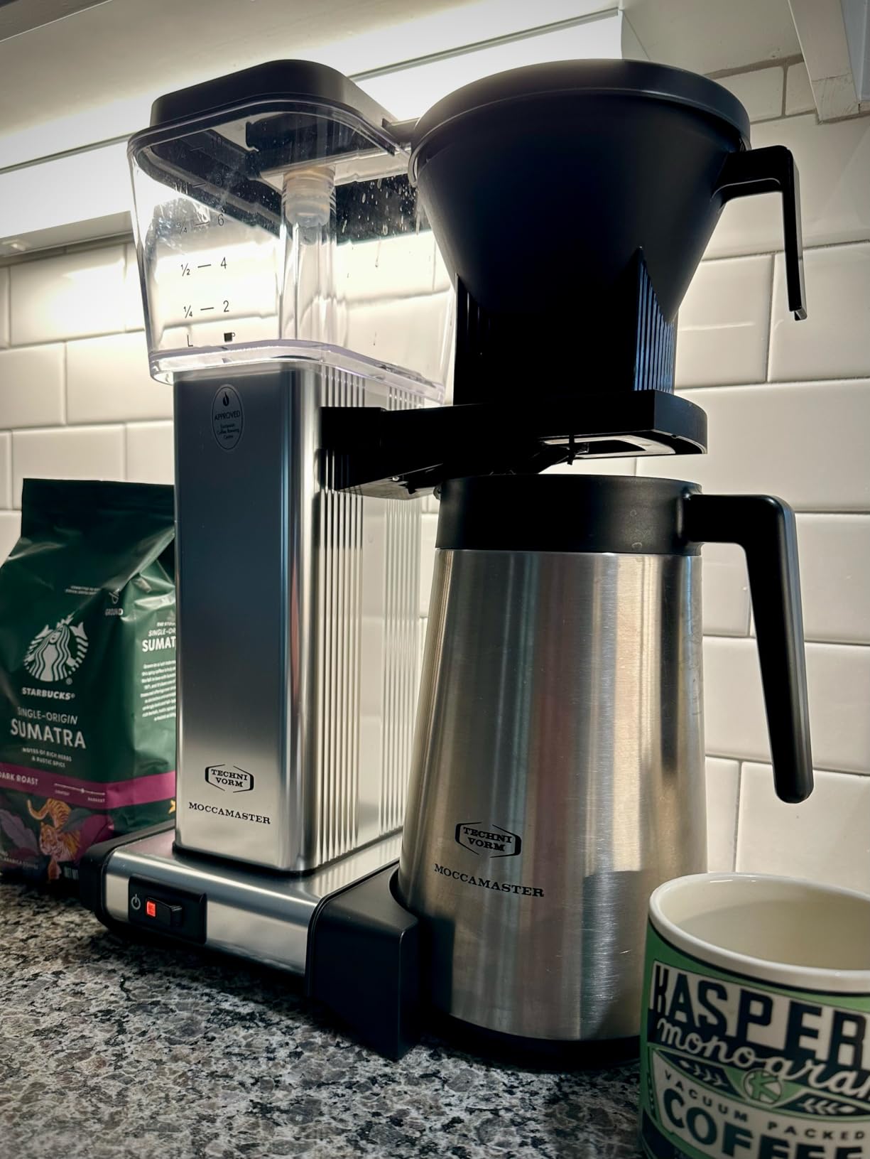 Technivorm Moccamaster 79312 KBGT Coffee Brewer, 40 oz, Polished Silver customer photo 2