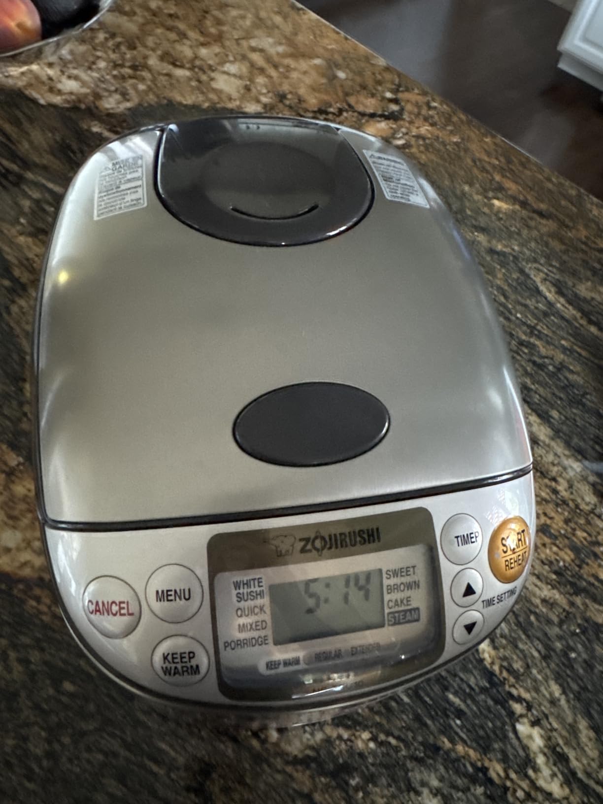 Zojirushi Ns TSC10 5.5 Cup Micom Rice Cooker and Warmer, 1.0l | LCD controls, delay timer customer photo 1